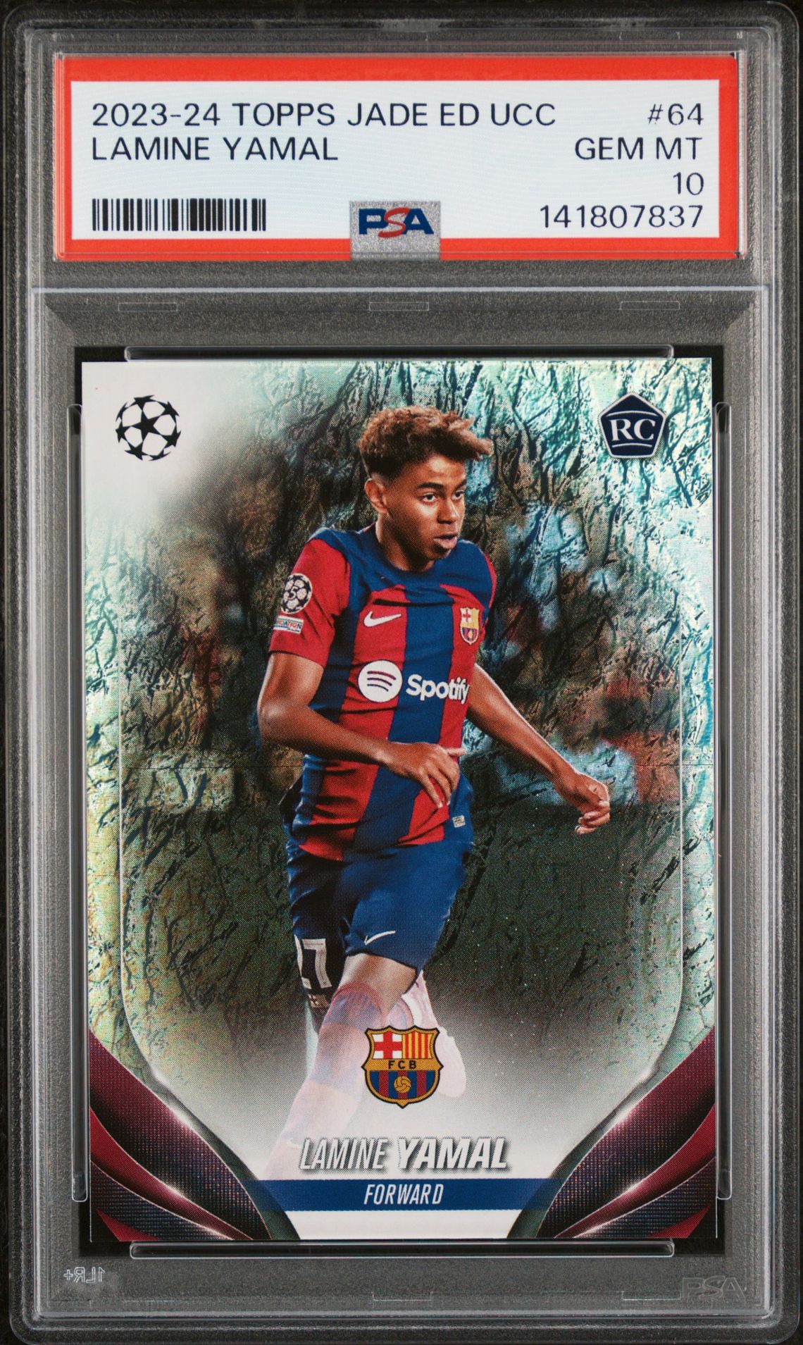 2023-24 Topps TOPPS JADE EDITION UEFA CLUB COMPETITIONS #64 Lamine Yamal front