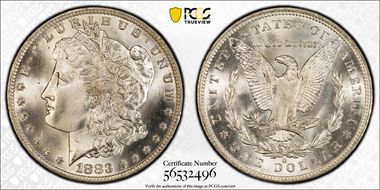 1883-O $1 MS67