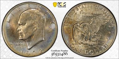 1972-D $1 MS66+