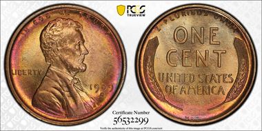 1909-S VDB 1C MS67RD