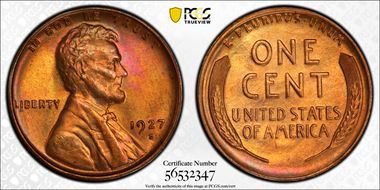 1927-D 1C MS66RD