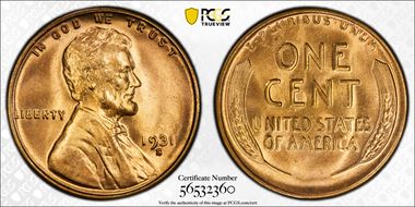 1931-S 1C MS66+ RD