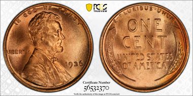 1936 1C MS68RD