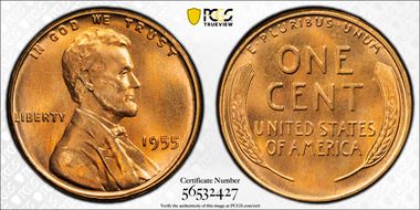 1955 1C MS67+ RD