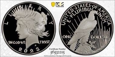 2023-S $1 Peace Dollar PR70DCAM