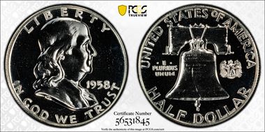 1958 50C PR66