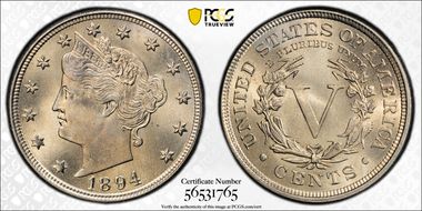 1894 5C MS67