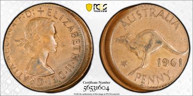 1961 Y. (p) 1D AU58BN