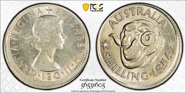 1954(m) Shil KM-53 Ag AU55