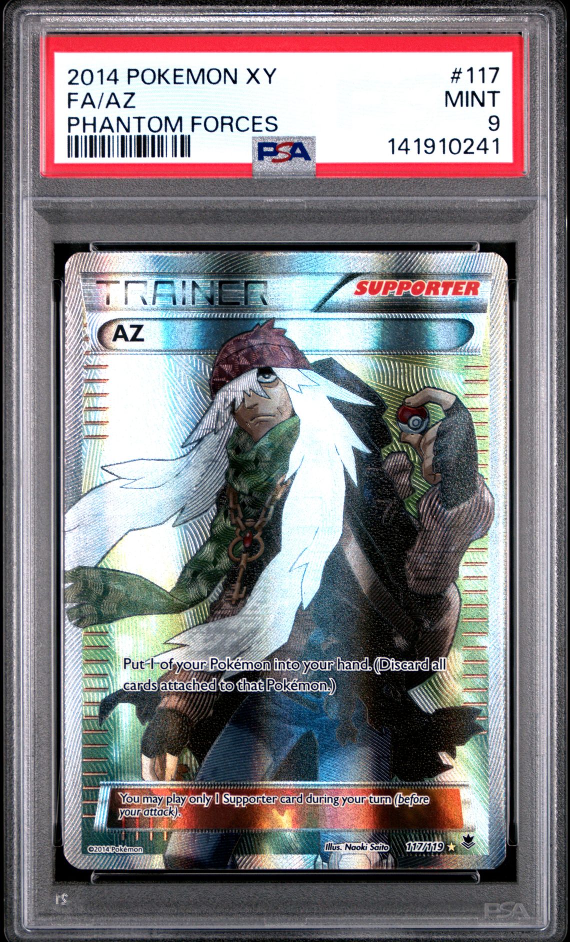 2014 Pokemon POKEMON XY PHANTOM FORCES #117 Fa/Az front