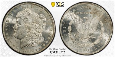 1878-S $1 MS63