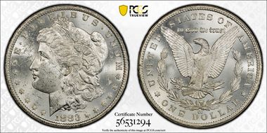 1883-CC $1 MS62