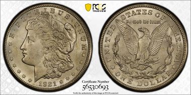 1921-S $1 MS65+