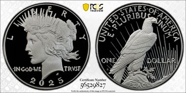 2025-S $1 Peace Dollar PR70DCAM