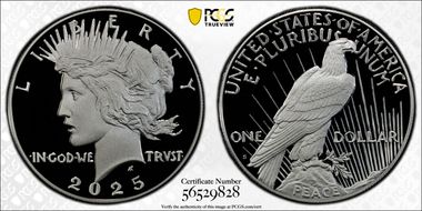 2025-S $1 Peace Dollar PR70DCAM