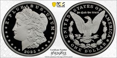 2025-S $1 Morgan Dollar PR70DCAM