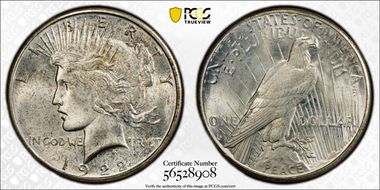 1922-S $1 MS65+ 