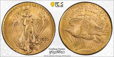 1923-D $20 MS64