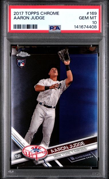2017 Topps TOPPS CHROME #169 Aaron Judge front