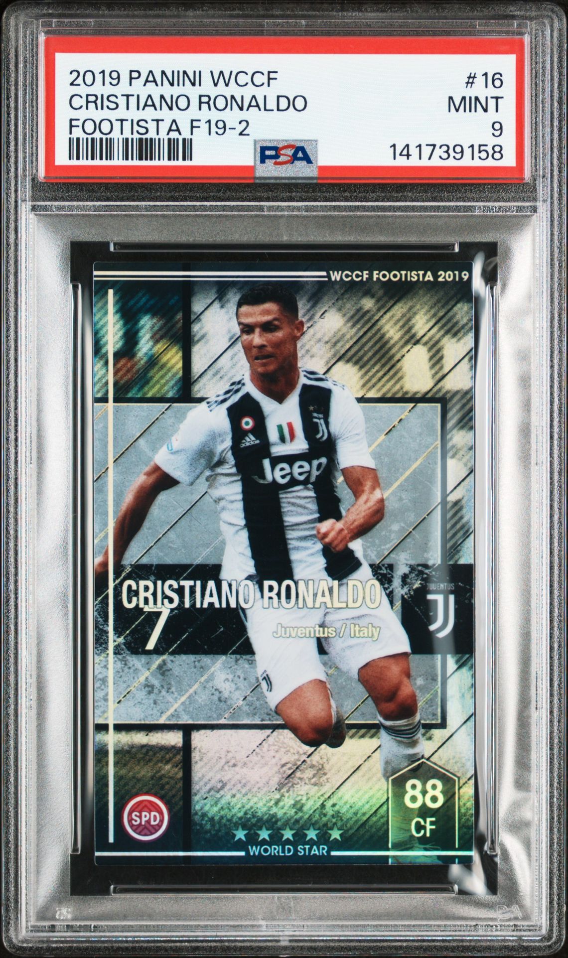 2019 Panini PANINI WCCF FOOTISTA F19-2 #16 Cristiano Ronaldo front