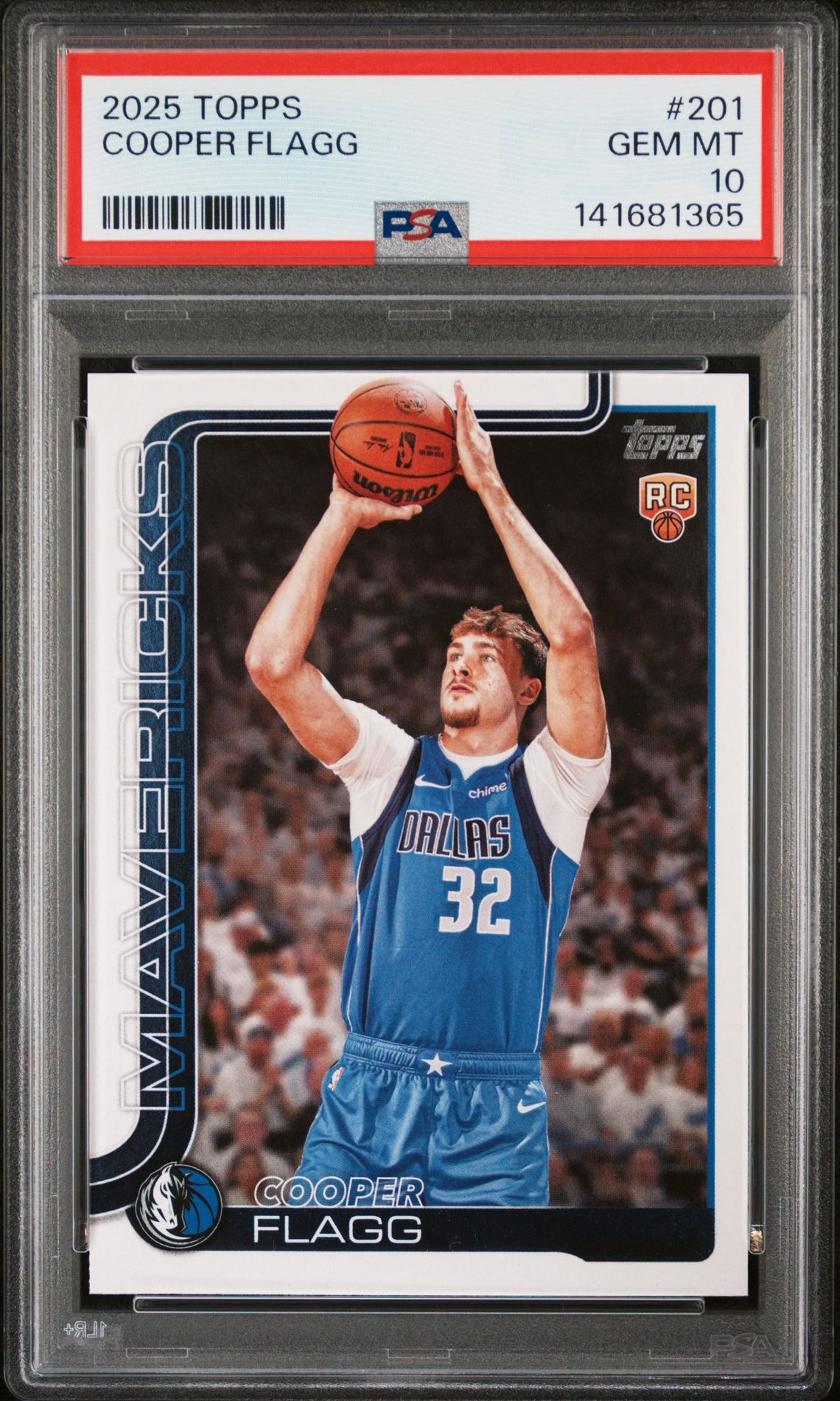 2025 Topps Cooper Flagg #201 Gem Mt 10 front