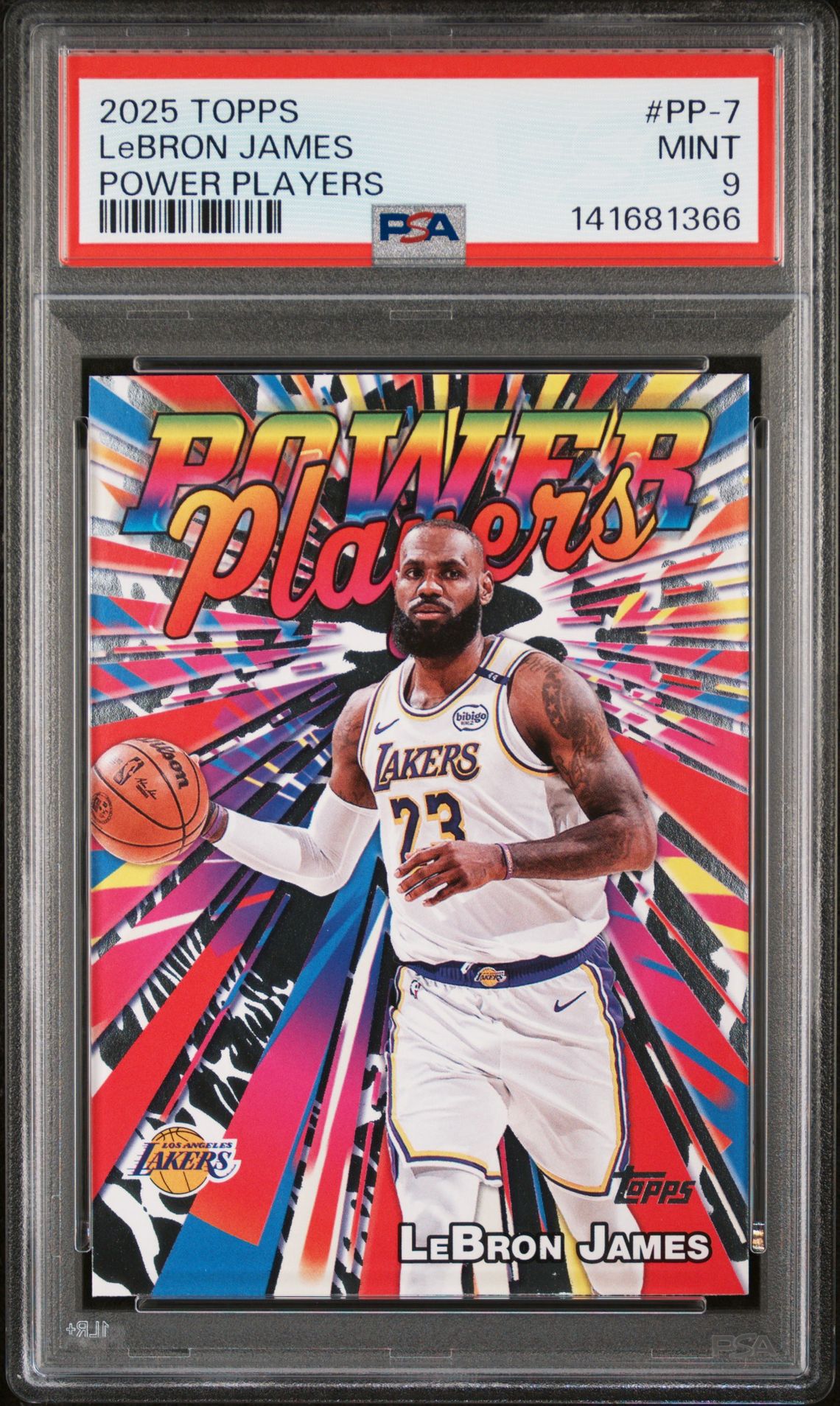 2025 Topps Power Players Lebron James #Pp-7 Mint 9 front