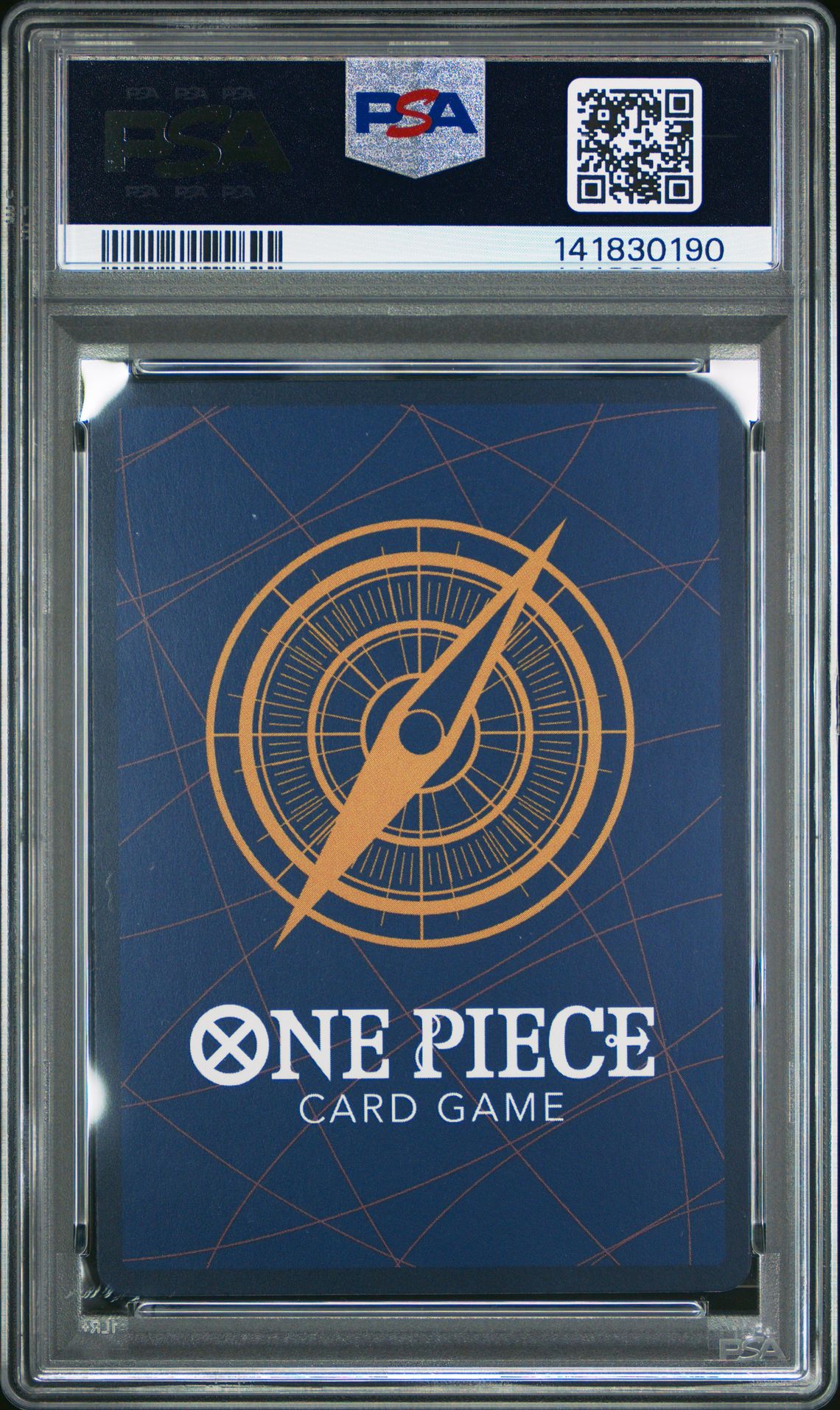 2025 One Piece Op11-A Fist Of Divine Speed Honesty Impact #018 (Alternate Art) Gem Mt 10 back