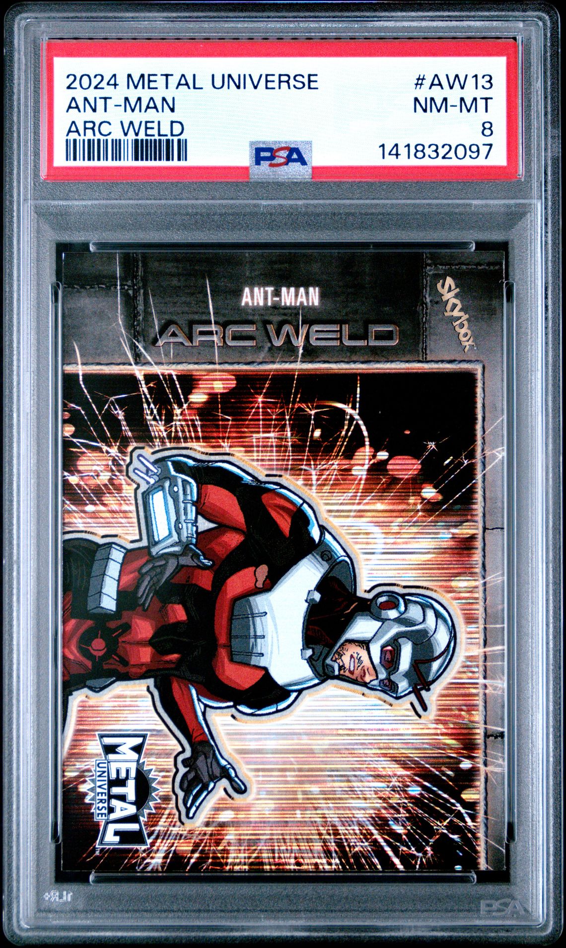 2024 Skybox Metal Universe Avengers Arc Weld Ant-Man #Aw13 Nm-Mt 8 front
