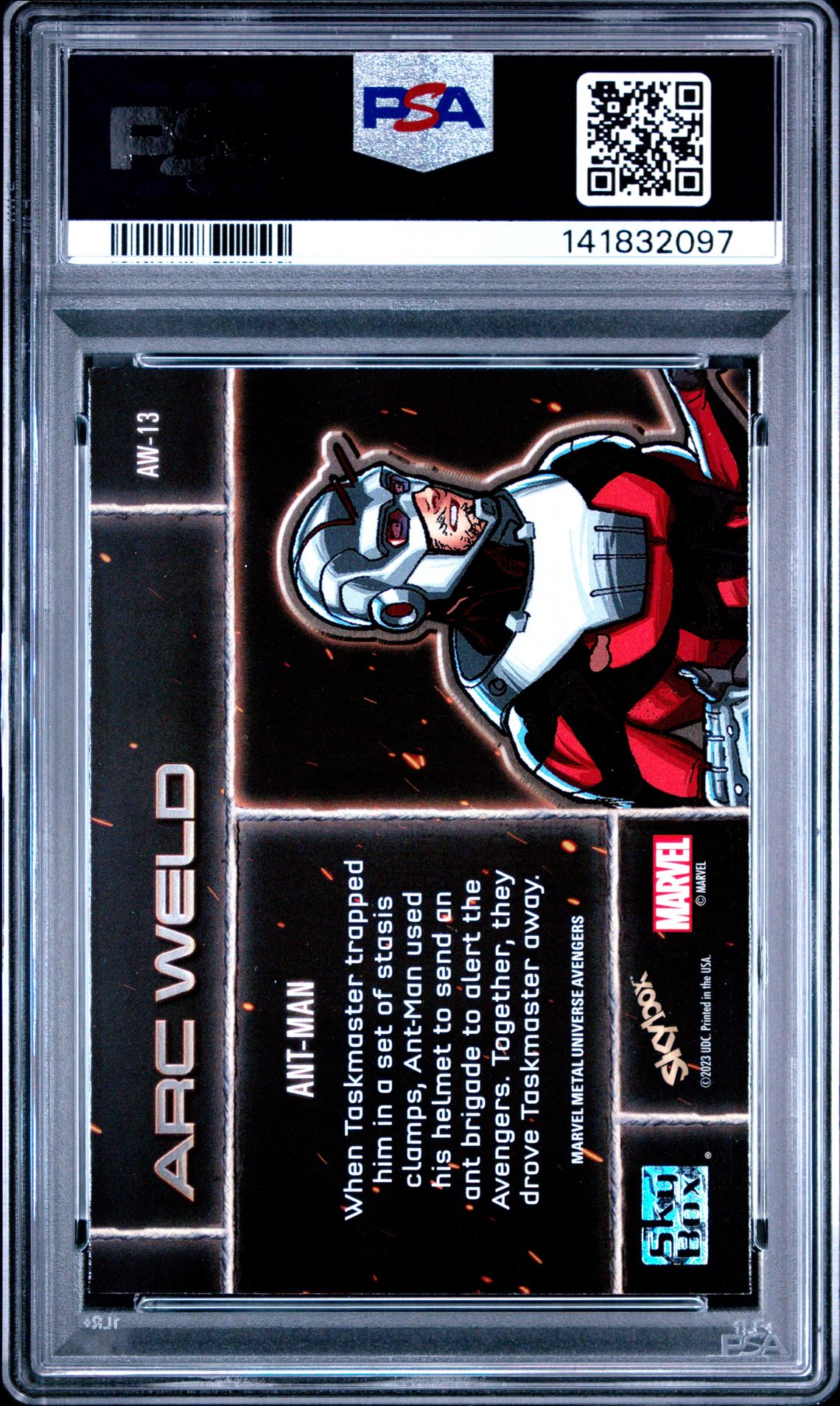 2024 Skybox Metal Universe Avengers Arc Weld Ant-Man #Aw13 Nm-Mt 8 back