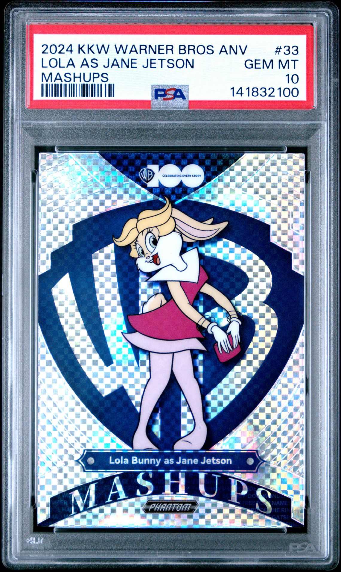 2024 Kakawow Phantom Warner Bros. 100Th Anniversary Mashups Lola As Jane Jetson #33 Gem Mt 10 front