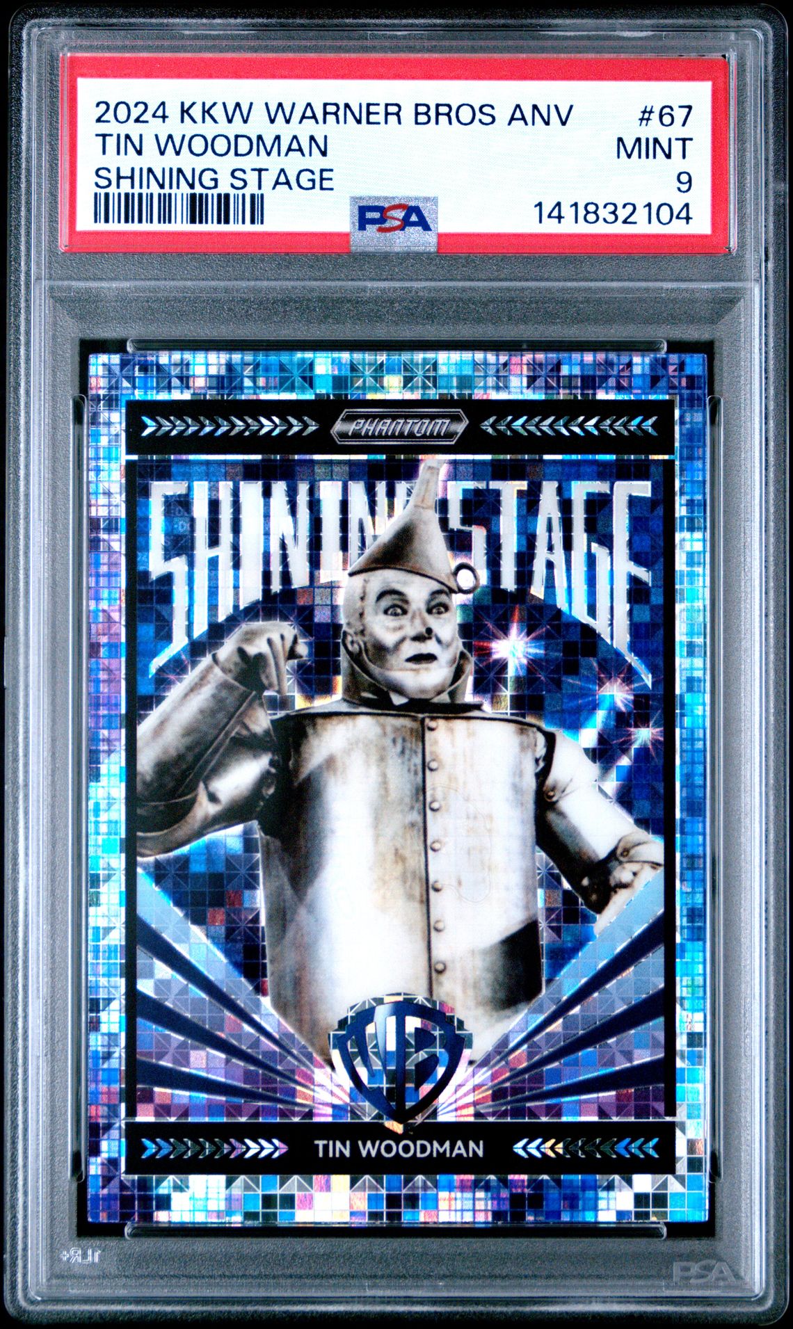 2024 Kakawow Phantom Warner Bros. 100Th Anniversary Shining Stage Tin Woodman #67 Mint 9 front