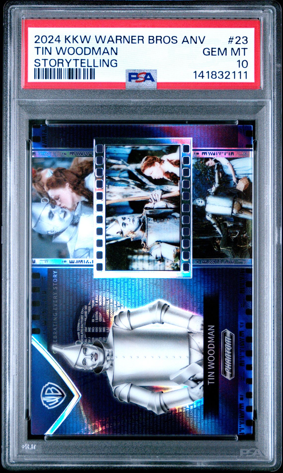 2024 Kakawow Phantom Warner Bros. 100Th Anniversary Storytelling Tin Woodman #23 Gem Mt 10 front