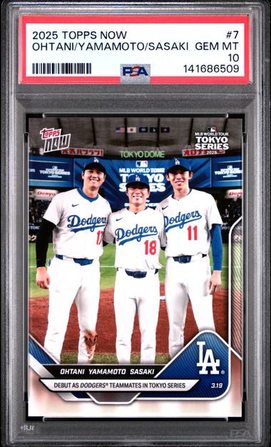 2025 Topps Topps Now #7 Shohei Ohtani front