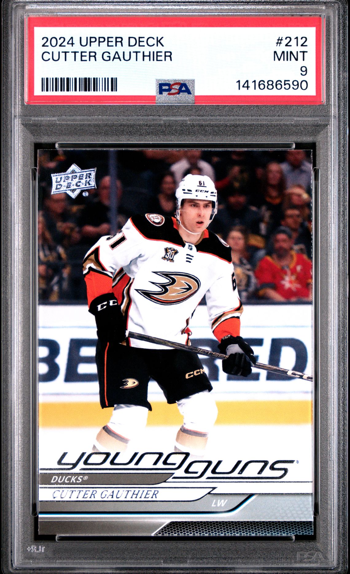 2024 Upper Deck Cutter Gauthier #212 Mint 9 front