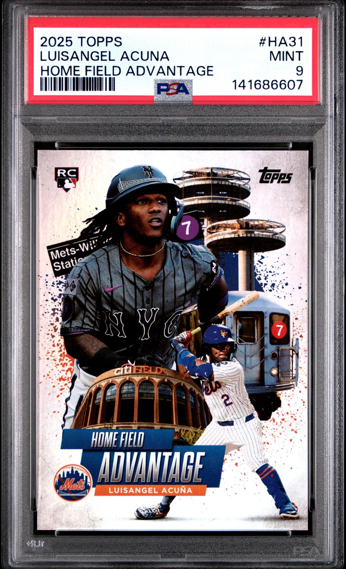 2025 Topps Home Field Advantage Luisangel Acuna #Ha31 (Series 2) Mint 9 front