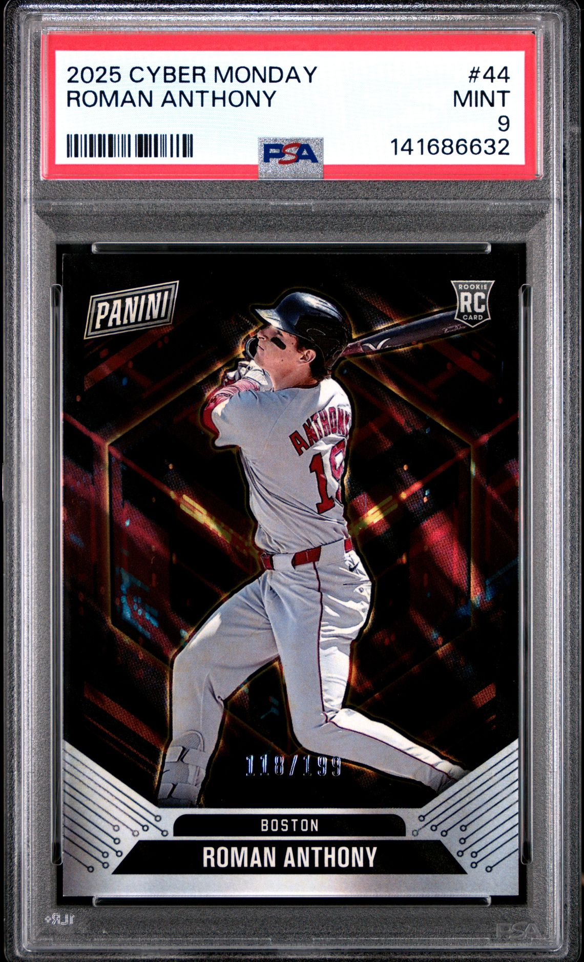 2025 Panini Cyber Monday Roman Anthony #44 Mint 9 front