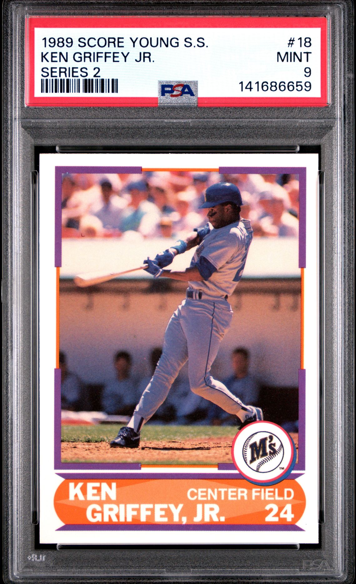 1989 Score Young Superstars Series 2 Ken Griffey Jr. #18 (Series 2) Mint 9 front