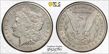 1880-CC $1 XF45