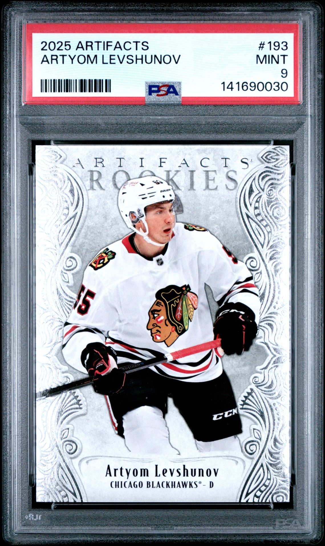 2025 Upper Deck Artifacts Artyom Levshunov #193 Mint 9 front