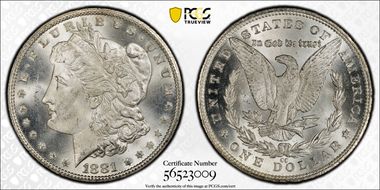 1881-CC $1 MS66