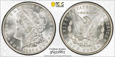 1886-O $1 MS62