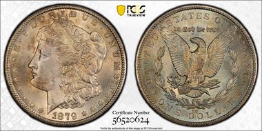 1879-CC $1 Capped Die MS64+