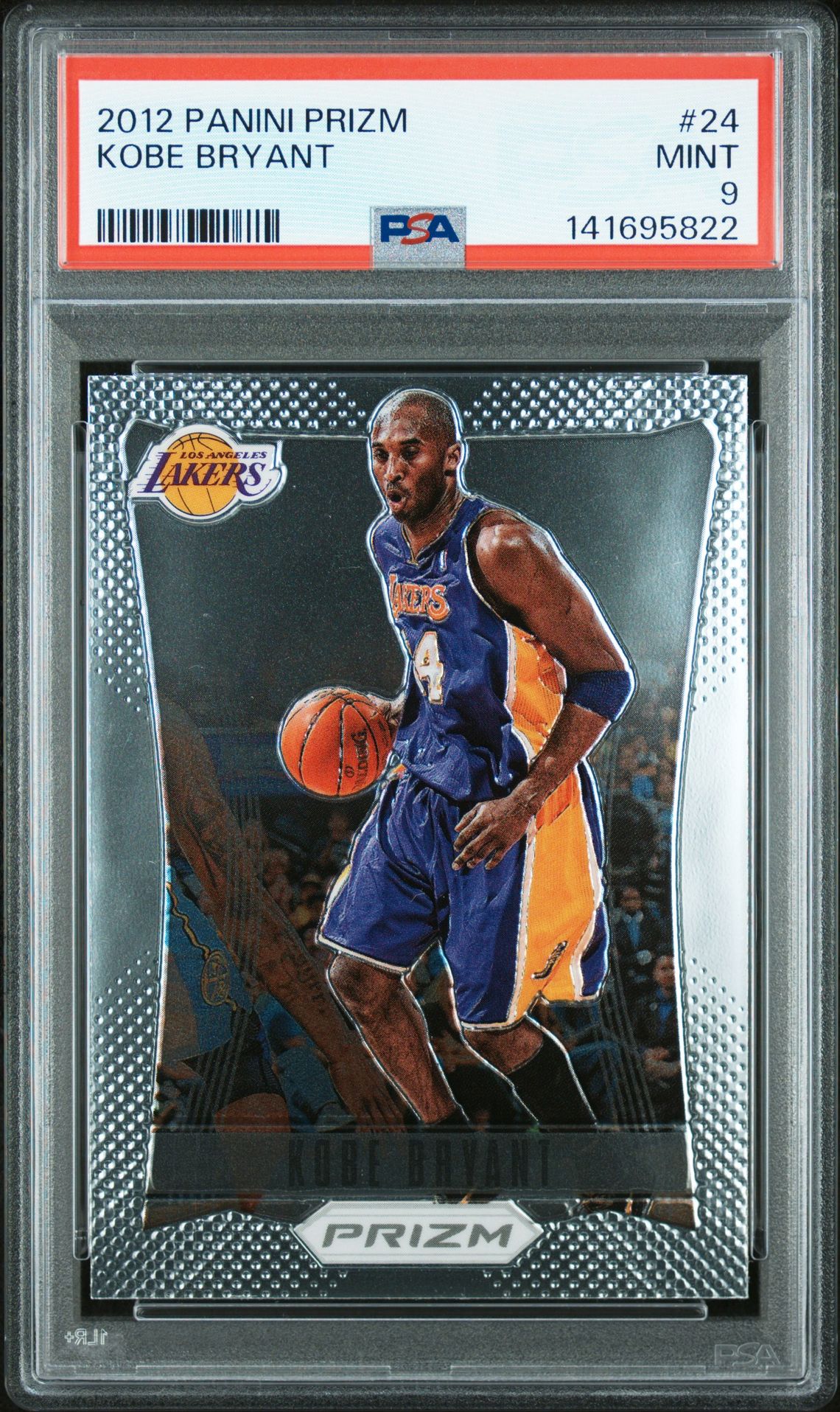 2012 Panini Prizm Kobe Bryant #24 Mint 9 front