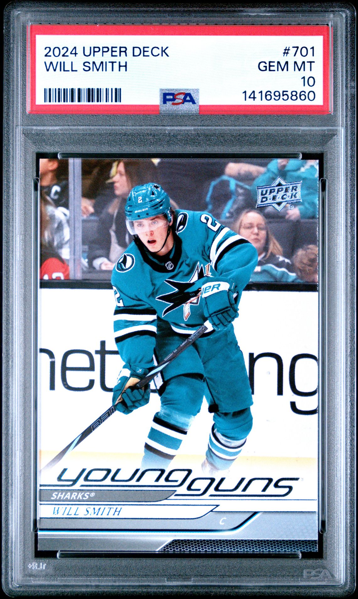 2024 Upper Deck Will Smith #701 Gem Mt 10 front