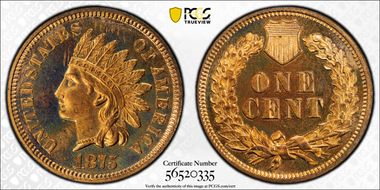 1875 1C PR66RD