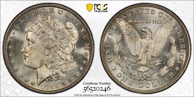 1899 $1 MS66+ 