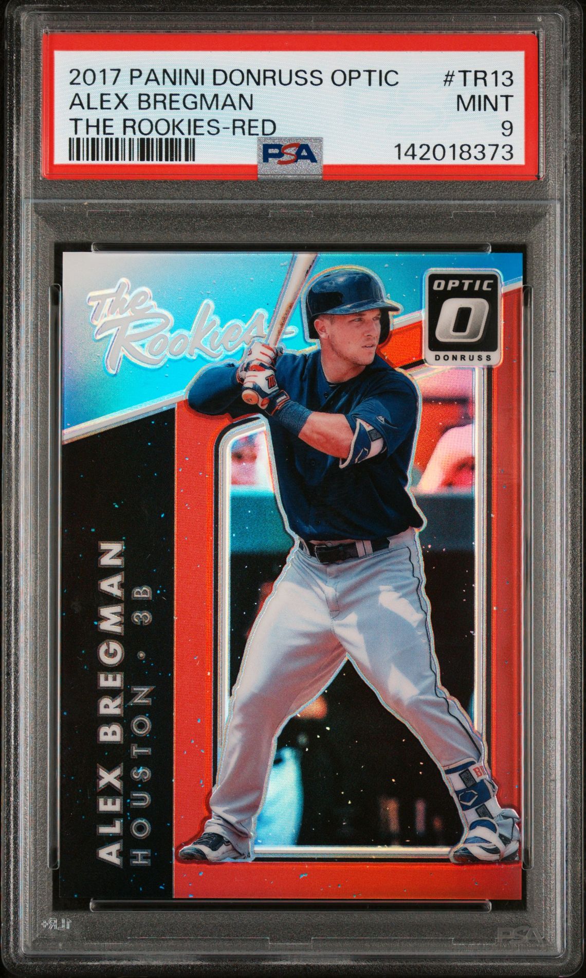 2017 Panini PANINI DONRUSS OPTIC THE ROOKIES Red #TR13 Alex Bregman front
