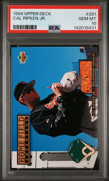 Upper Deck Cal Ripken front