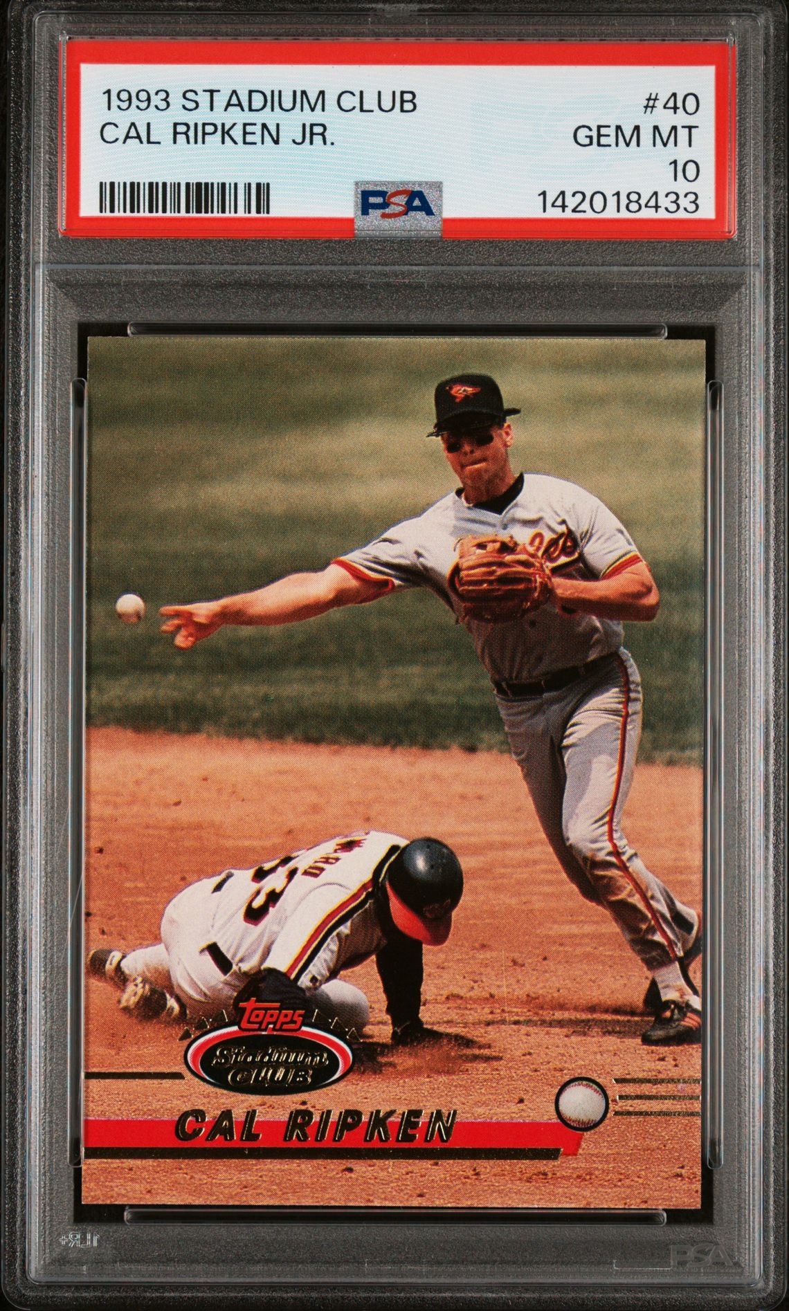 1993 Topps STADIUM CLUB #40 Cal Ripken Jr. front