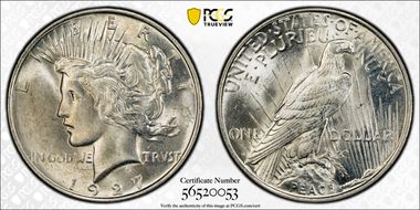 1927-D $1 MS65